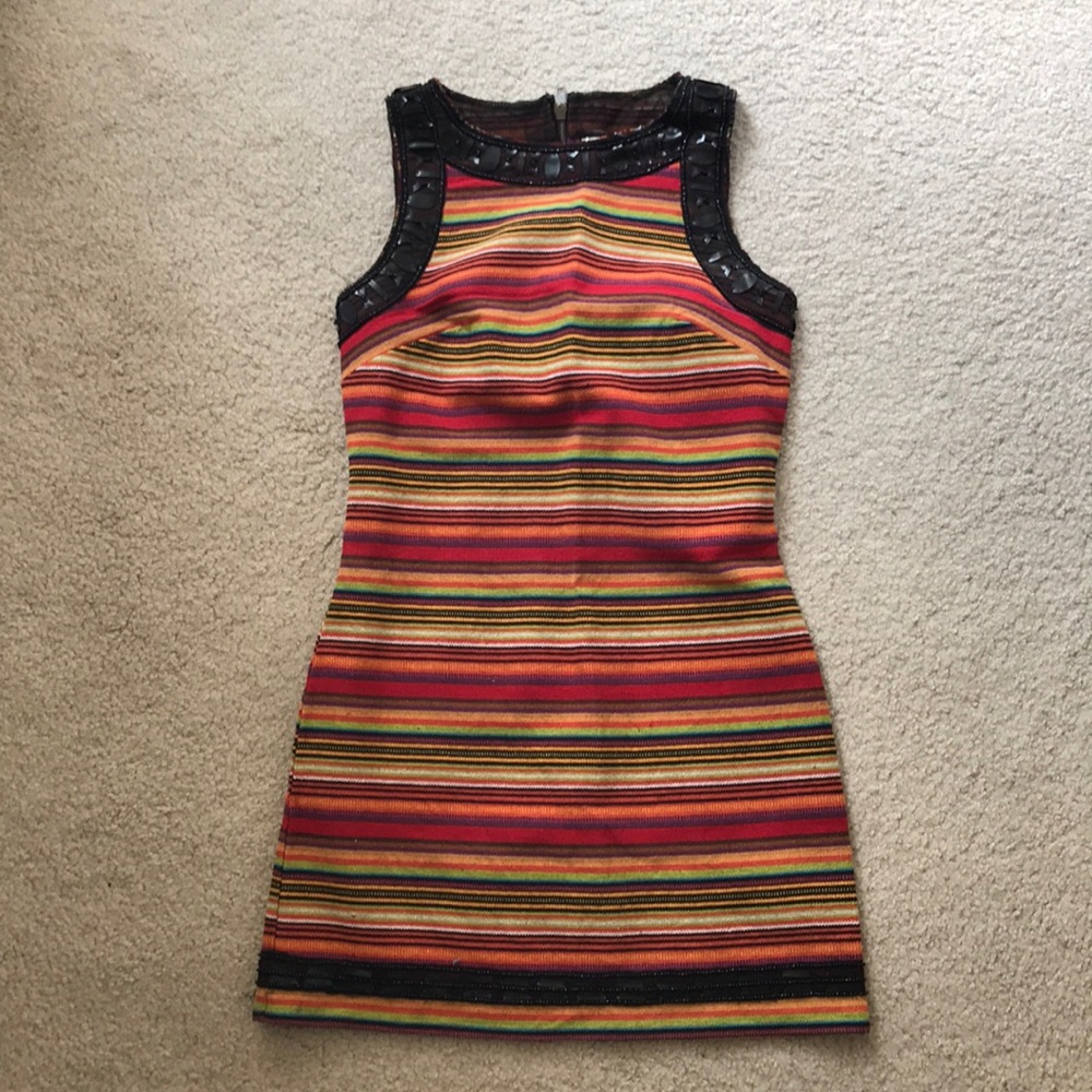 Free People Aztec Print Mini Shift Dress